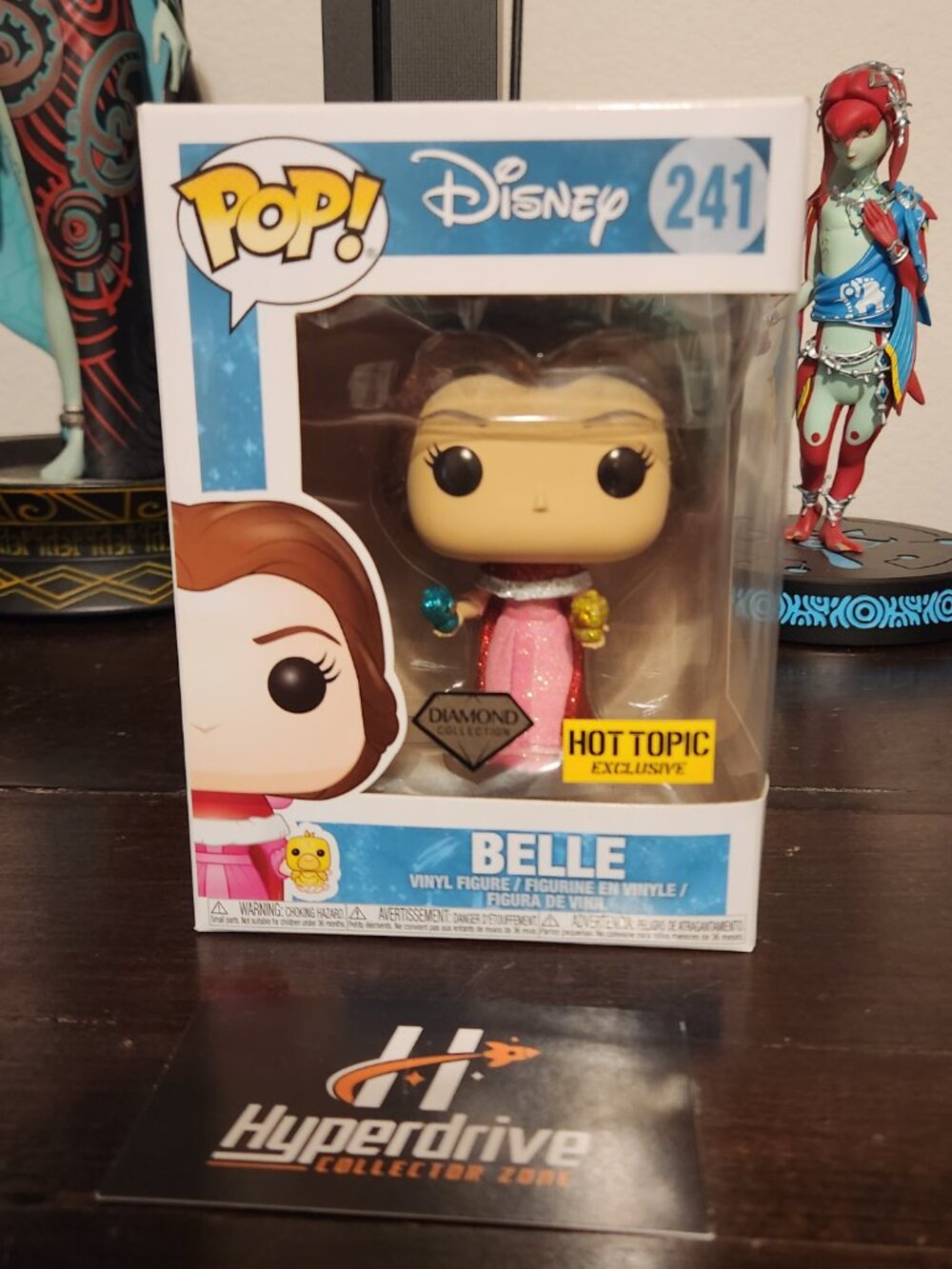 Disney's Beauty & the Beast Belle Funko Pop! Vinyl Figure #241 Diamond Exclusive